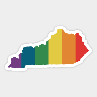 Kentucky State Rainbow Sticker